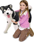 Melissa & Doug Giant Siberian Husky - Lifelike Stuffed Animal Dog