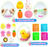 100 Pack U-Goforst Easter Egg Fillers, Easter Basket Stuffers for Kids Boys Girls, Easter Party Favors Assorted Toys
