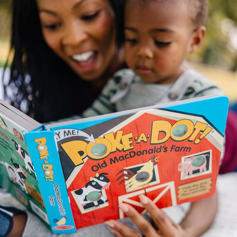 Melissa & Doug Children's Book - Poke-a-Dot: Old MacDonald’s Farm, Board Book with Buttons to Pop
