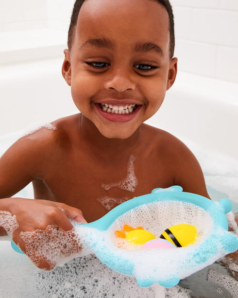 Skip Hop Baby Bath Toy, Zoo Scoop & Catch Squirties
