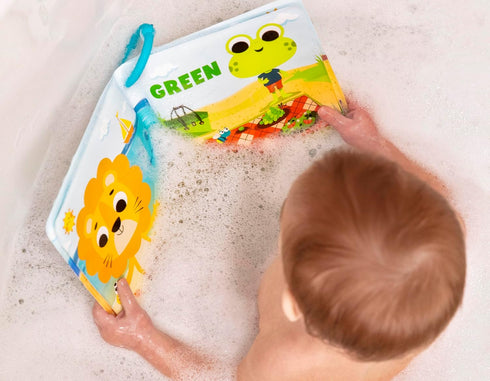 6+ B. toys Baby Bath Book Educational Book for Babies Book About Colors Waterproof Bathtub Toys Months Tub Time Books