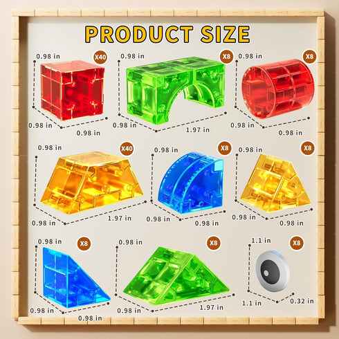3-5, 115 4-8, 3-5 Magnet Toy for Toddlers Pieces Magnet Building Toys for Kids Preschool Educational Christmas Birthday