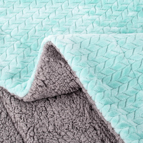 Cozy (40" 48", Fuzzy Blanket or Fluffy Blanket for Baby Girl or boy, Soft Warm Coral Fleece Toddler, Infant or Newborn