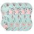 Set 1, 11 x22 Inch Kigai Cow Muslin Baby Burp Cloths, Large Absorbent Cotton Muslin Burp Cloths of Washcloths, Face