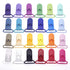 24pcs/Pack 1" Plastic Pacifier Clips, Dummy Holder for Teether/Binky/Paci/Bib/Toy Clip, Mix 24 Colors