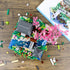 Set 14+ (3320 NEWABWN Cherry Blossom Tree Building with Lighting, Architecture of Peach Blossom Micro Building Blocks