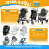 UPF50+ Summer Orzbow Baby Mosquito Net with Sun Shade for Stroller, Universal Stroller Mosquito Netting Privacy Cover