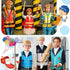 20 Community Haysandy PCS Kids Dress Up Vest Helper Costumes Kids Role Play Career Cosplay Clothes for Toddlers Pretend
