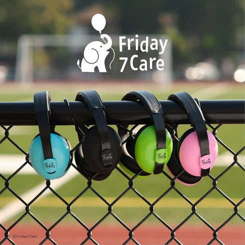 Baby Headphones for Noise Protection, Blue Over-Ear Earmuffs for Infants 0-24 Months