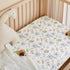 2 Pack 28x52in, TILLYOU Baby Crib Sheets for Boys Girls, Super Soft Toddler Bed Sheets, Sheets for Standard Crib
