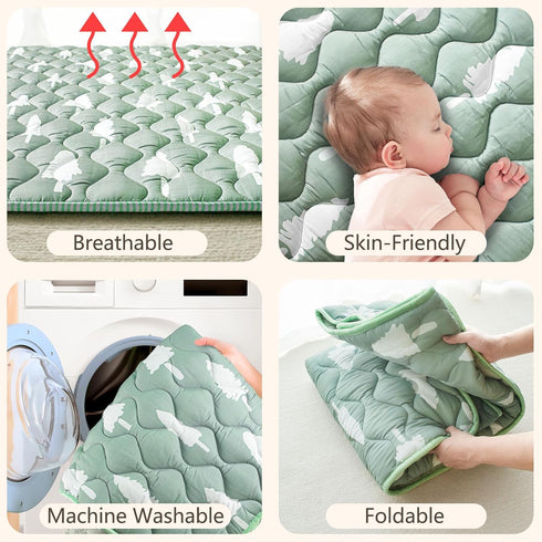 50x50 Baby Play Mat, Playpen Mat with Super Soft Touch, Activity Mats with Upgraded Anti-Slip Bottom, Machine Washable