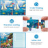 300 Pieces Puzzles for Adults, Colorful Garden By The Ocean, Recycled Paper, Great Gift Idea