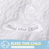 36x50 Booulfi Baby Blanket Newborn Boys Girls Satin Trim White Baby Blankets Baptism Christening Baby Shawl Neutral