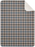 CHUROUSY Brown Plaid Checkered Baby Blanket for Boys Girls Geometric Gingham Nursery Swaddling