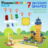 PicassoTiles 259pcs Magnetic Brick Tile Building Block Combo Set, Compatible with Other Tiles for Ages 3+