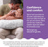 Boppy Nursing Pillow Cover - Soft, Hypoallergenic Washable Microfiber Bottle & Breastfeeding Pillow Covers (Redesigned
