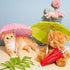 Eccliy Mini Doll Umbrella 11.8 Inch Colorful Tiny Plant Beach Sunny Rainy 1:6 Scale Doll Umbrella