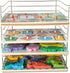 12 inches 0.75 inches Melissa & Doug Multi-Fit Metal Wire Puzzle Rack wide and deep