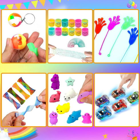 110PC 5-7, 8-12, Fidget Toys Bulk for Adult Kids Age Sensory Autism Travel Must Have ADHD Autistic Figette Classroom