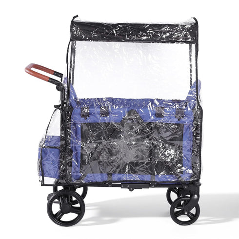 W2 W2, SeedFuture Raincover for Stroller Wagon, Rain Cover Compatible with WONDERFOLD Waterproof, Windproof, Protect