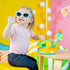 6 Bright Starts Lights and Colors Driver Toy Steering Wheel with Car Sounds for Pretend Play - Green, Months and up