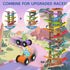 Playsets 6 2 3 Wooden Race Track Car Ramp Racer Toy for Toddlers, Dinosaur Car Ramp Toy Vehicle with Mini Cars - Fine