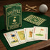 USA(Pack 1) Golf Playing Cards Hand-Illustrated Vintage Golf Deck | Golf-Themed Poker & Blackjack Cards | Premium Gift