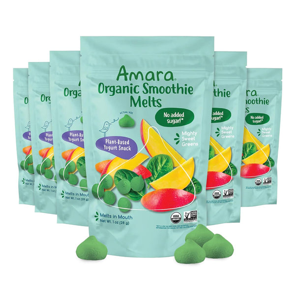 Amara Smoothie Melts - Mighty Sweet Greens - Baby Snacks Made With
