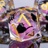 Set 7Pcs D20 D12 D10 D8 D6 D4, Roycevon Resin DND Dice with Gift Box, Liquid Core Cat D&D Dice, Cute Dungeons Dragons D