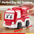 2-4, 2 3 4 5 4 Pack Vroomix JOVA Toddler Truck Toys for Age Carrier Transport Trucks for Kids Year Old Boy, Car Toys
