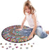 Bgraamiens Puzzle - Mandala Petals - 1000 Pieces Round Puzzle - Color Challenge for Adults and Kids