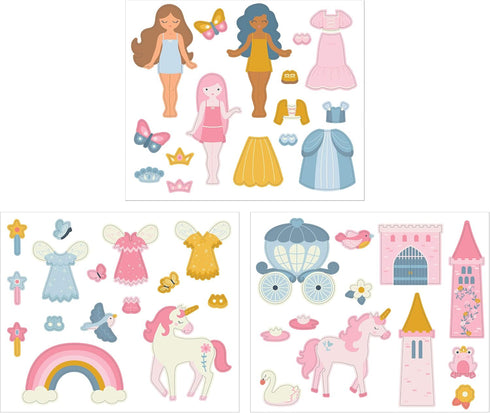 Stephen Joseph Magnetic Play Set - Princess Theme