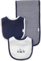 Little Me Boys' 3-Piece Bib & Burp Cloth Set