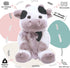 uoozii Warmable Cow Stuffed Animal - Microwavable 12" | 2 Pounds Unscented Weighted Stuffed Animals Non-Shedding Cow Plush Coolable & Heatable Warm Gifts for Kids & Adults