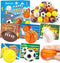 30 Pack Valentine Cards for Kids - Classroom Gifts with Sports Squeeze Balls for School Prizes