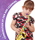 Lewtemi Gold Saxophone Musical Instruments Toy for Kid Toddler Fake Plastic Preschool Music Toy Gift Portable Wind