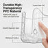 JREEPEE 2 Pcs Acrylic Bathroom Wipes Holder, No Punching Wall Mounted Flushable Wipes Dispenser for Bathroom & Kitchen