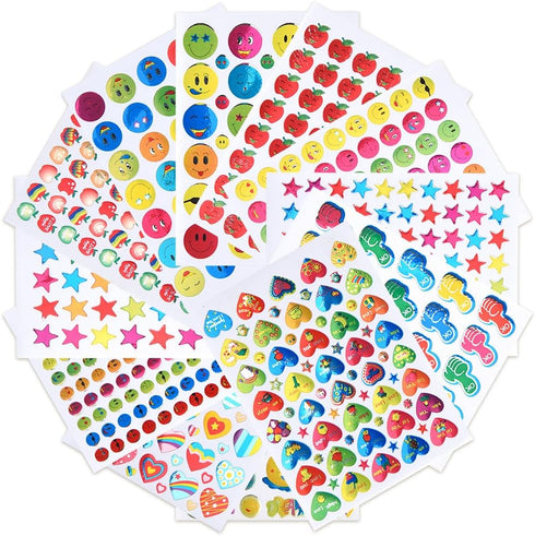 Coopay 7060 Pieces Teacher Stickers Mega Variety Pack for Kids, Reward Incentive Stickers for Classroom Supplies
