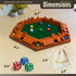 1-6 16-inch 12 Shut The Box Game Wooden Board for Players - Shut The Box Game Numbers for Adults & Kids - Ideal