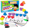 Coogam Magnetic Ten Frame Set - Math Manipulative Games for Kids with 6 Ten Frames, 60 Magnetic Counters, Montessori Toy