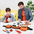 19Pcs Set, 3 4 5 6 7 JOYIN Kids Tool Construction Belt & Electronic Drill, Pretend Role Play Toddler Power Toy for Boys