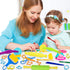 Set, 24 Sets 4-8, LCY WEDSHI Dough Tool Pcs Dough Tools for Kids Ages Dough Accessories Includes Animal Molds, Cutters