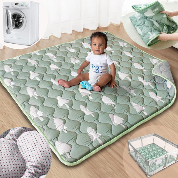 Baby Play Mat, 50x50 Playpen Mat with Super Soft Touch, Activity Mats