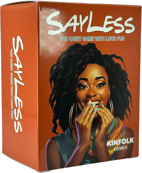 Kinfolk SayLess - The Ultimate Family Game Night Starter, Taboo-Style Word Guessing Game for Unstoppable Laughs