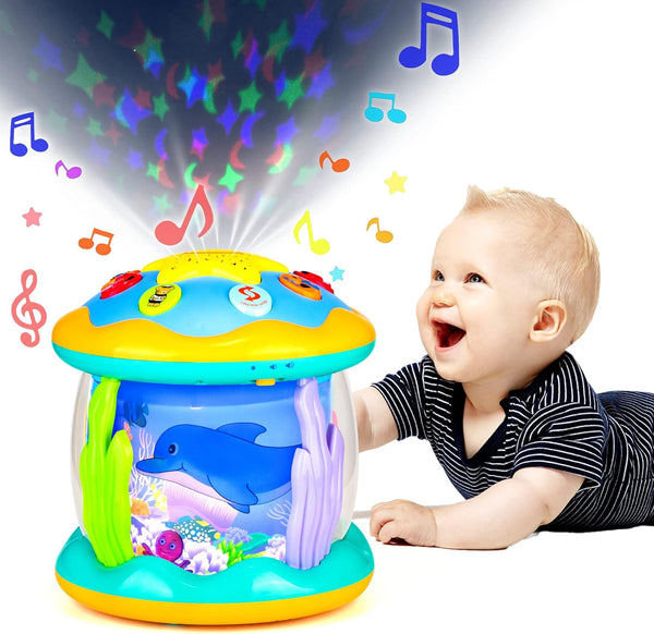 Koyiwa Baby Toys 6 to 12 Months Musical Light Up Tummy Time Infant
