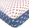 Hudson Baby Unisex Baby Cotton Fitted Crib Sheet, Tractor And Cow, One