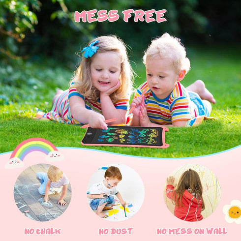 EooCoo 2 Pack, 3-5 8.5 Inch Toddler Toys, LCD Writing Tablet for Kids Toddler Travel Essentials Drawing Pad, Mess Free