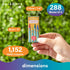 288 Sets 4-Packs (1,152 THE TWIDDLERS of Bulk Crayons) Non-Toxic Individual Box for Kids, Back to School Supplies