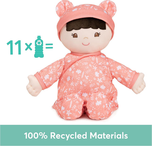 GUND Baby Poppy Sustainable Plush Doll Made from Recycled Materials for Babies and Newborns, 12”