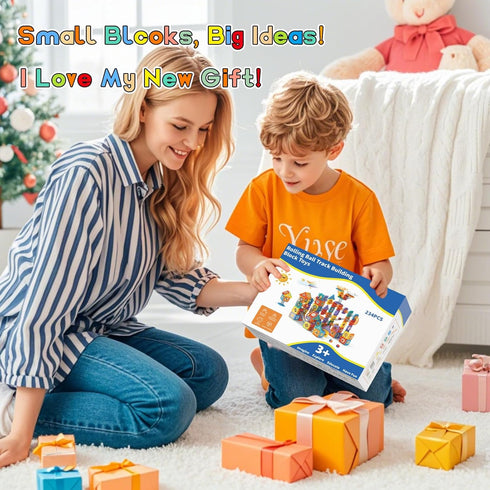 234 4 5 6 7 8 9 10 11 12Years, AOSITE PCS STEM Marble Run Building Learning Toy Kid Gift Construction Race Track